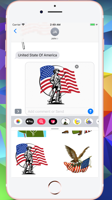 Memorial Day HD Stickers Screenshots