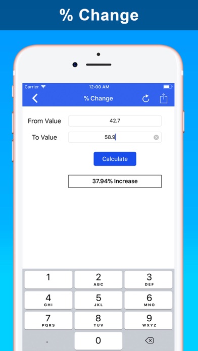 % Percentage Calculator Pro Screenshots