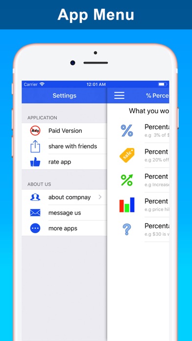 % Percentage Calculator Pro Screenshots