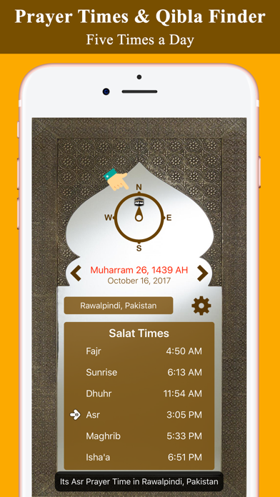 Prayer Times & Qibla Direction Screenshots