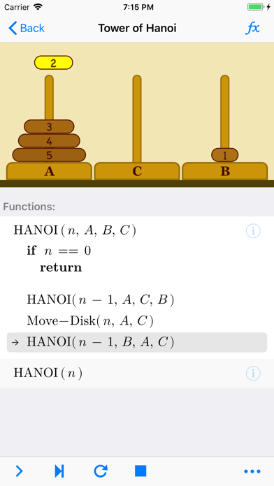 Data Structure Display Screenshots