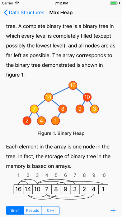 Data Structure Display Screenshots