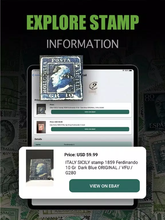 Stamp Identifier - Stamp Value iPad Screenshots