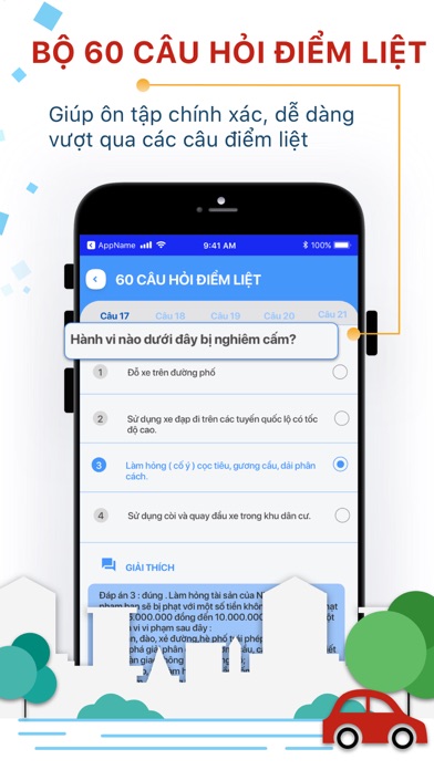 Bằng B2 - 600 Câu Hỏi GPLX Screenshots