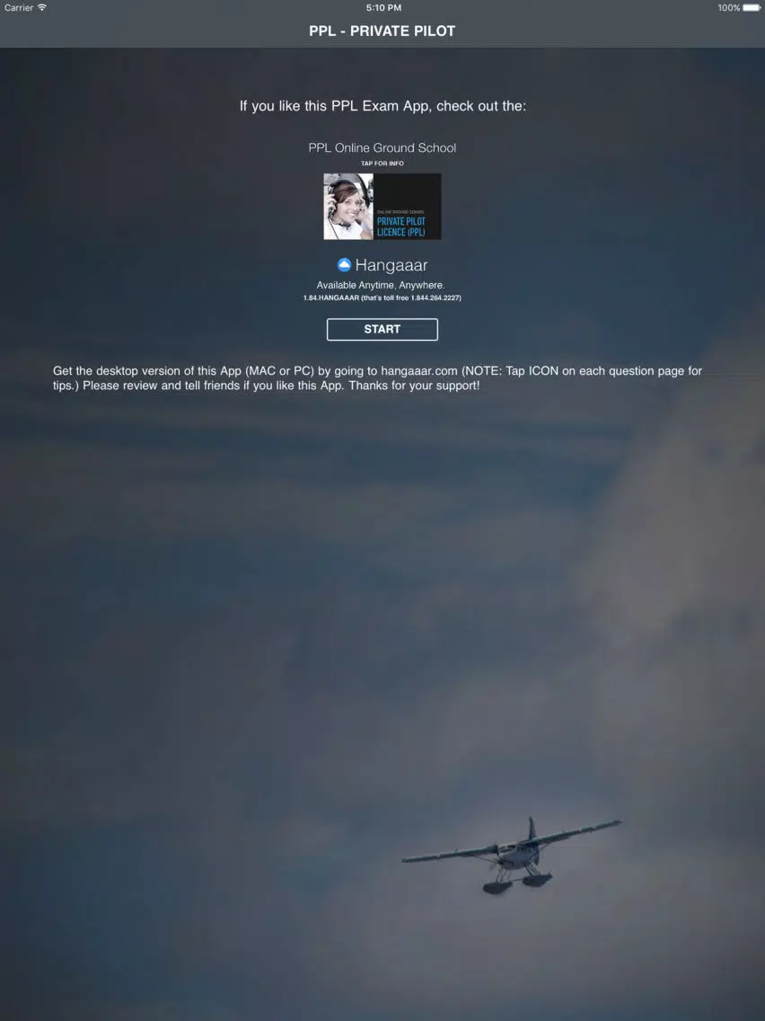 PPL Exam - Private Pilot iPad Screenshots