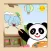 Panda coloring and stickers