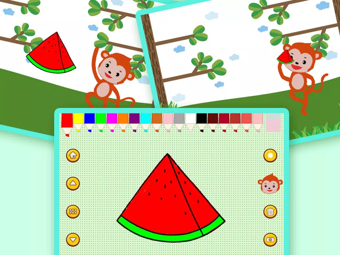 ภาพหน้าจอของ Funny Drawing Game 123 iPad 