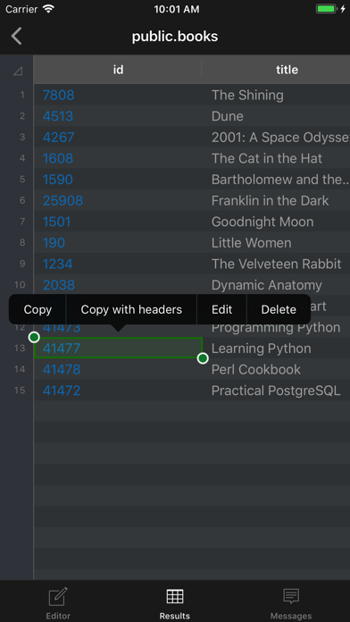 Postgres Client by SQLPro Screenshots