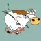 Kenny the cow - snow run