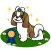 Adorable Shih Tzu Dog Sticker