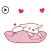 Animated Lovely Bunny Sticker