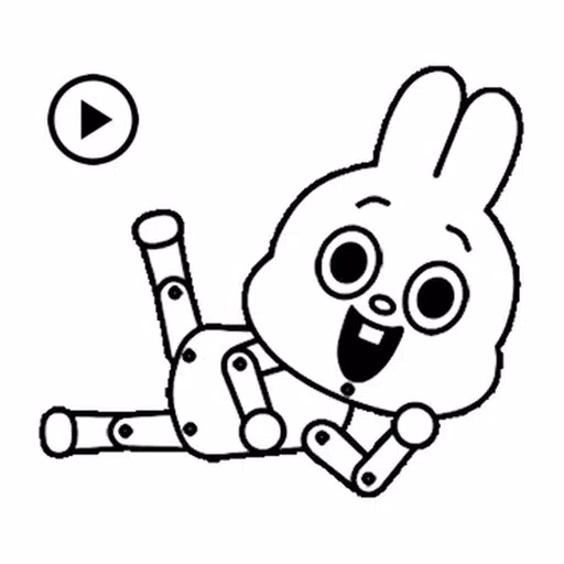 Animated Robot Rabit Sticker Animated Robot Rabit Sticker