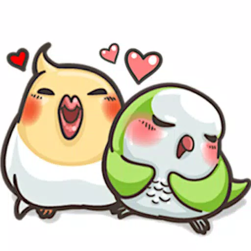 Cute Parrot ParrotMoji Sticker Cute Parrot ParrotMoji Sticker