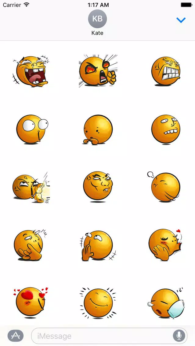 Funny and Crazy Emoji Sticker Screenshots