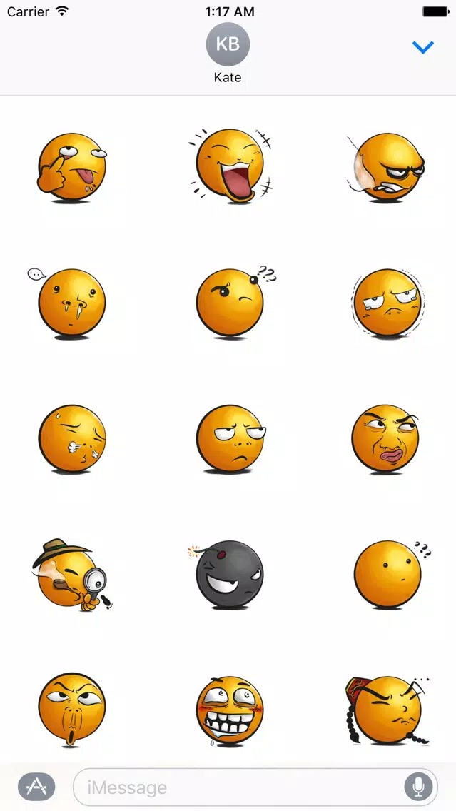 Funny and Crazy Emoji Sticker Screenshots