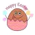 Happy Easter Egg Emoji Sticker