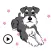 Miniature Schnauzer Sticker