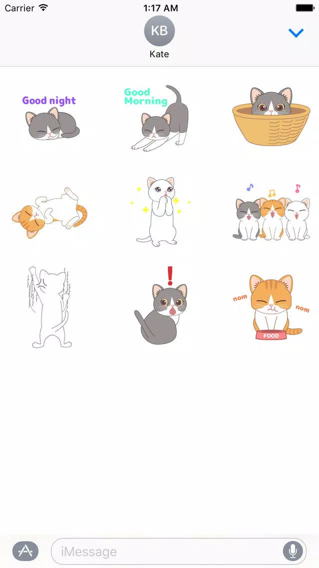 So Cute Kitty Animated Sticker應用截圖