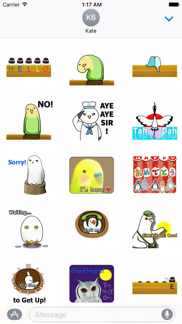 We Are Lovely Birds Sticker应用截图