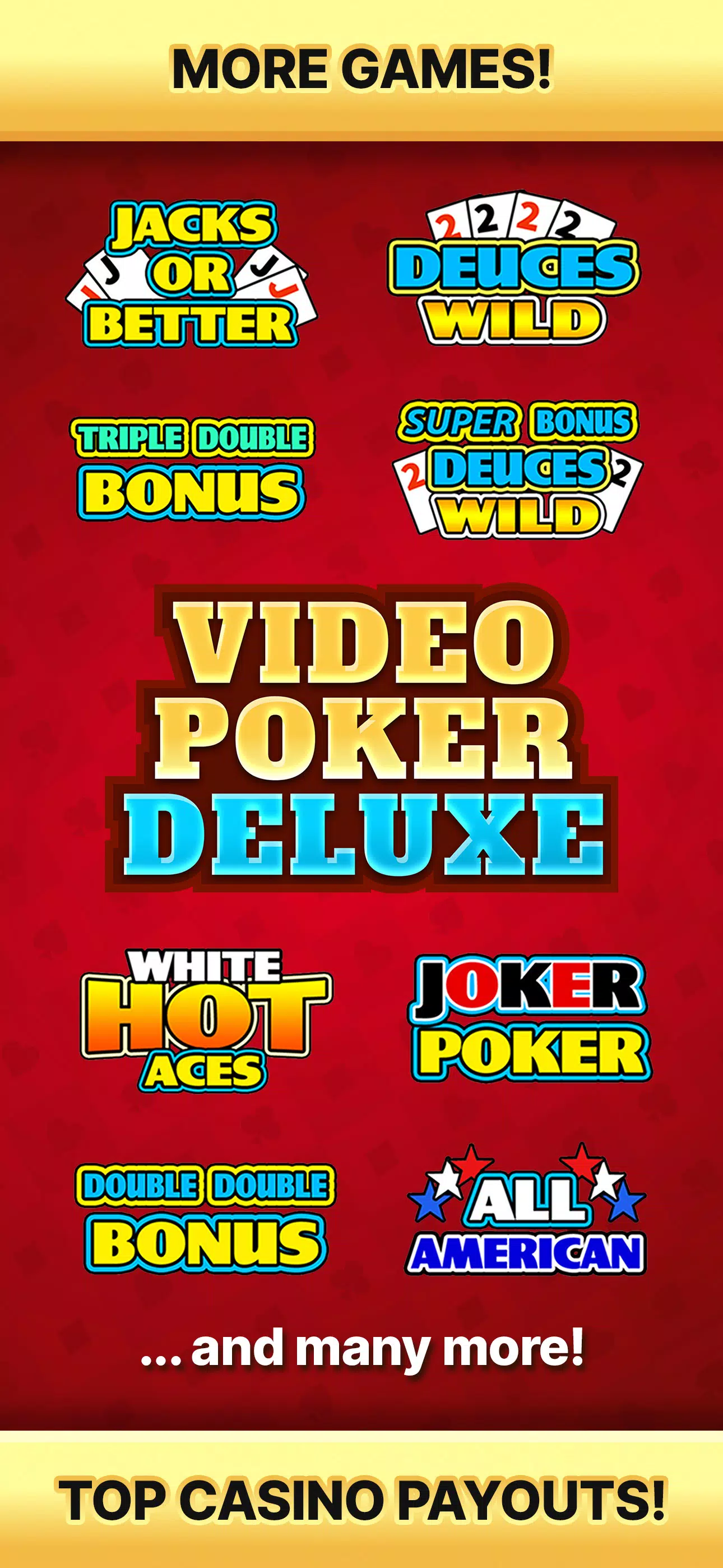 Video Poker Deluxe Screenshots