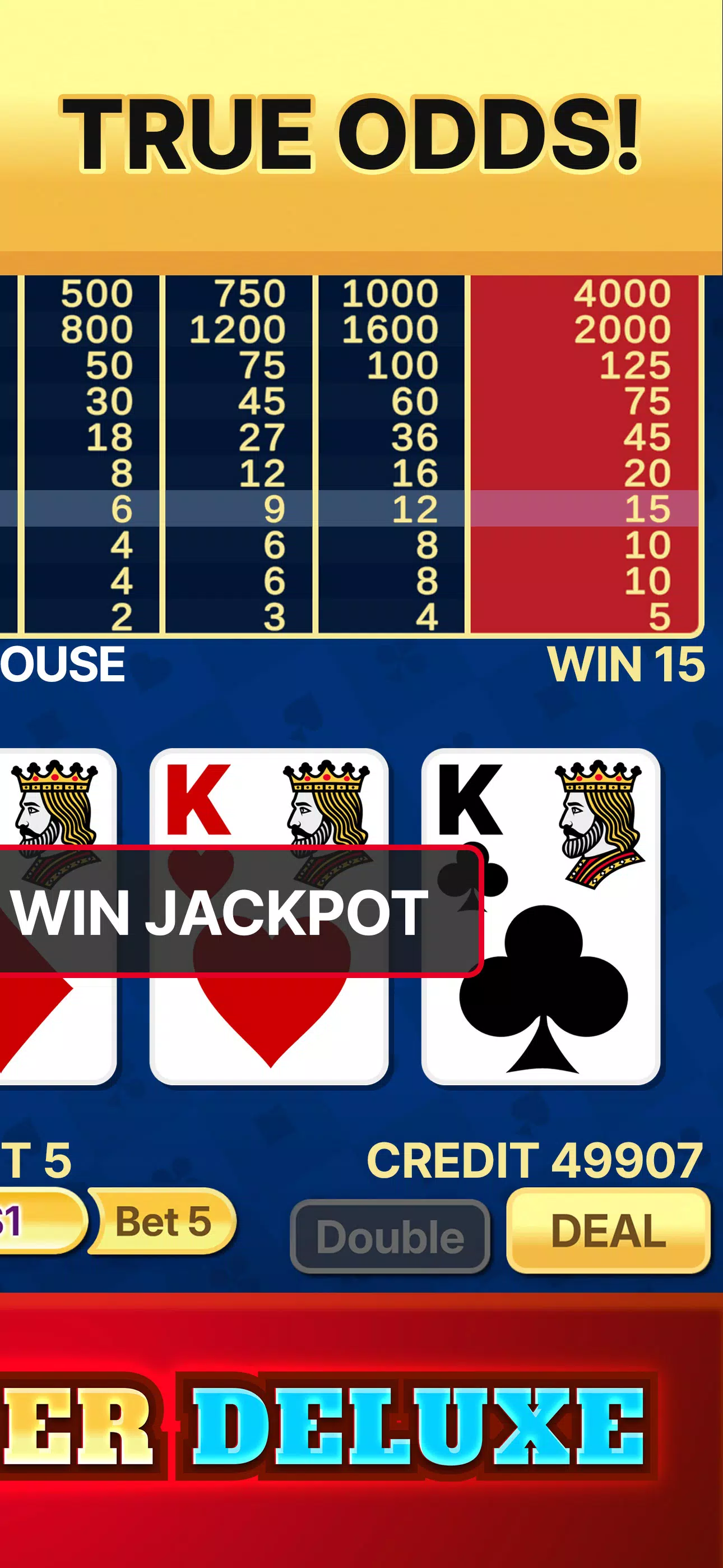 Video Poker Deluxe Screenshots