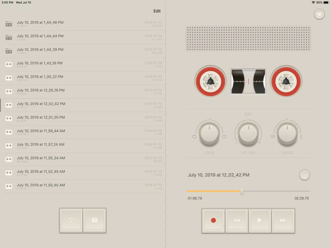 Voice Recorder, Recording App iPad Screenshots