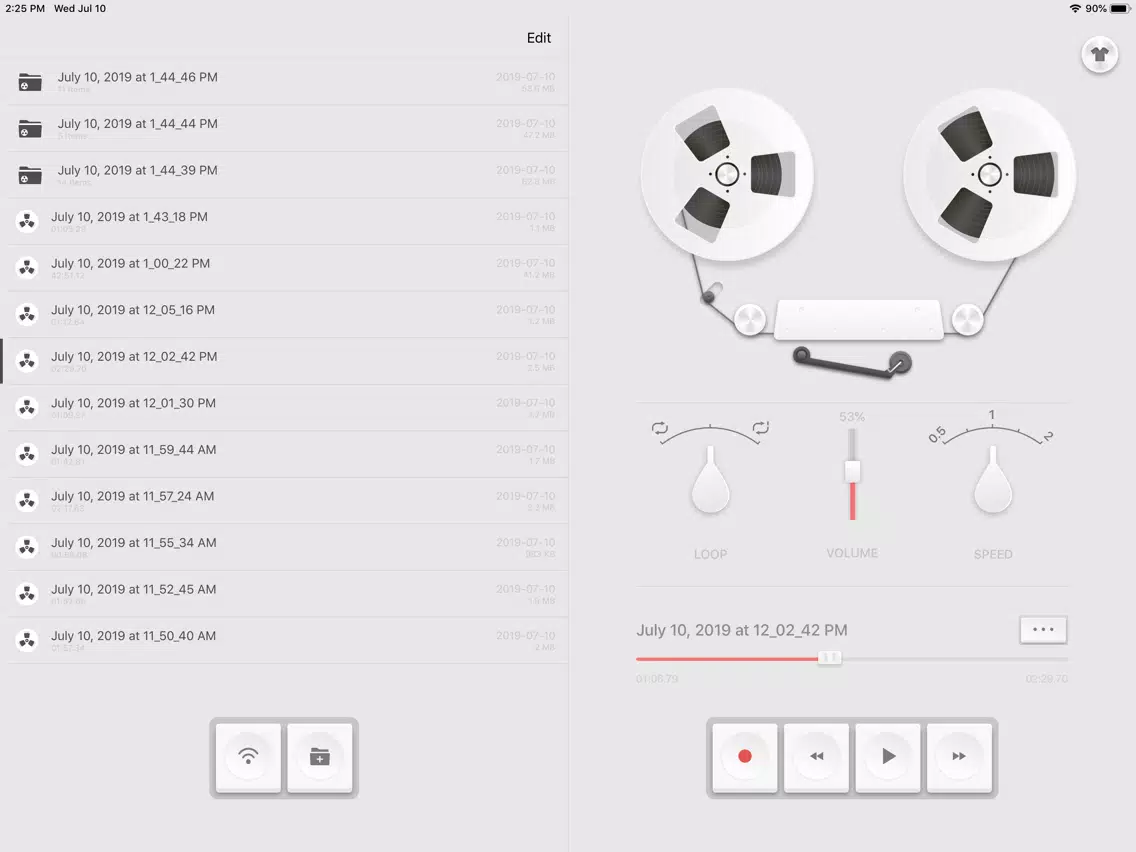 Voice Recorder, Recording App iPad Screenshots