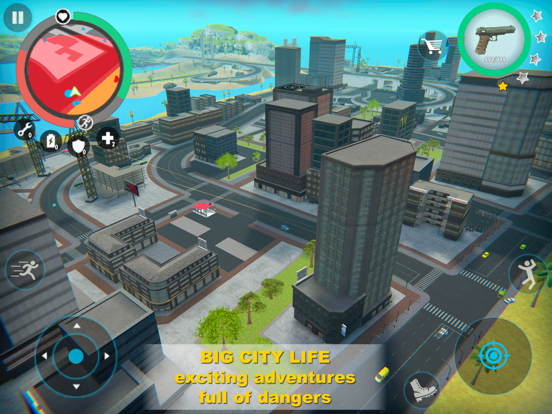 Tangkapan skrin Real Gangsters Crime iPad 