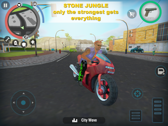 Tangkapan skrin Real Gangsters Crime iPad 