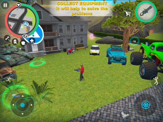 Tangkapan skrin Real Gangsters Crime iPad 