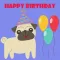 Happy Birthday Stickers - Cute