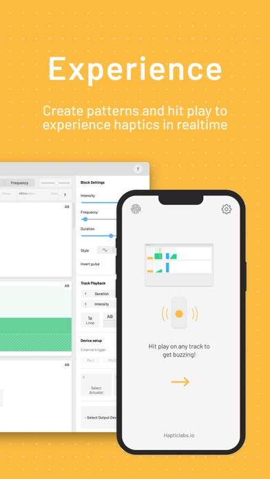 ภาพหน้าจอของ Hapticlabs Player