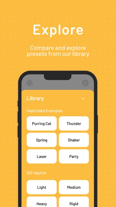 ภาพหน้าจอของ Hapticlabs Player