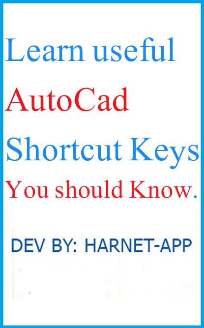 AutoCad Shortcut Keys Screenshots