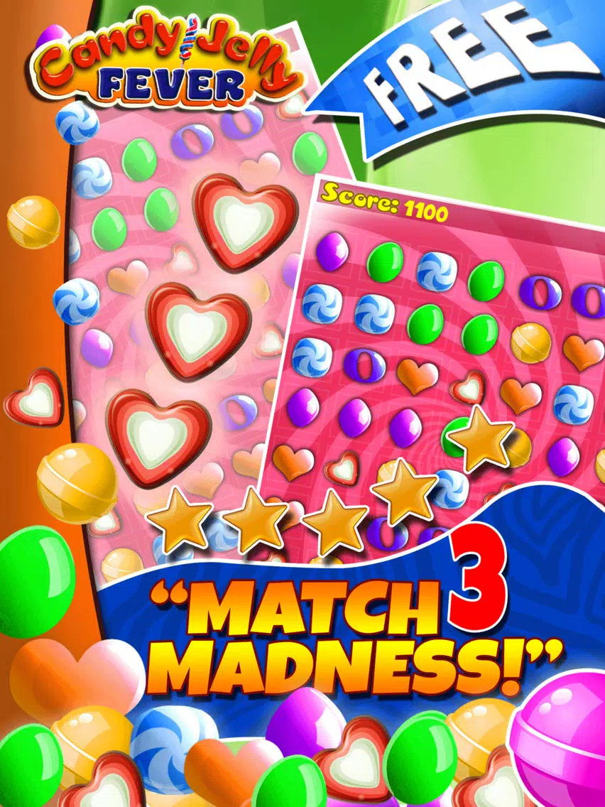 Candy Jelly Fever iPad Screenshots