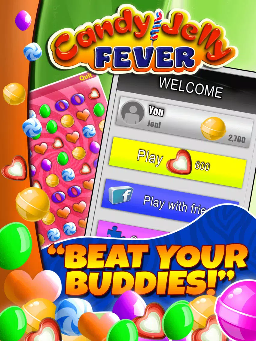 Candy Jelly Fever iPad Screenshots