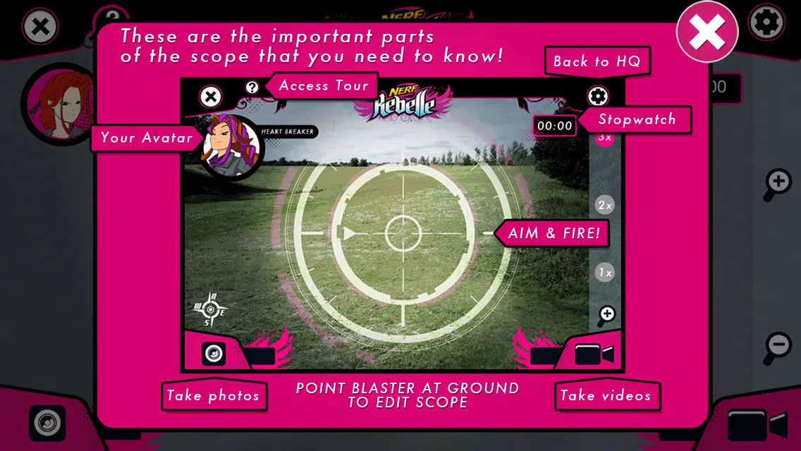 NERF Rebelle Mission Central سکرین شاٹس