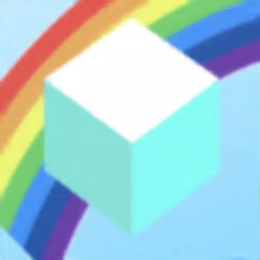 Stack rainbow colored boxes Stack rainbow colored boxes