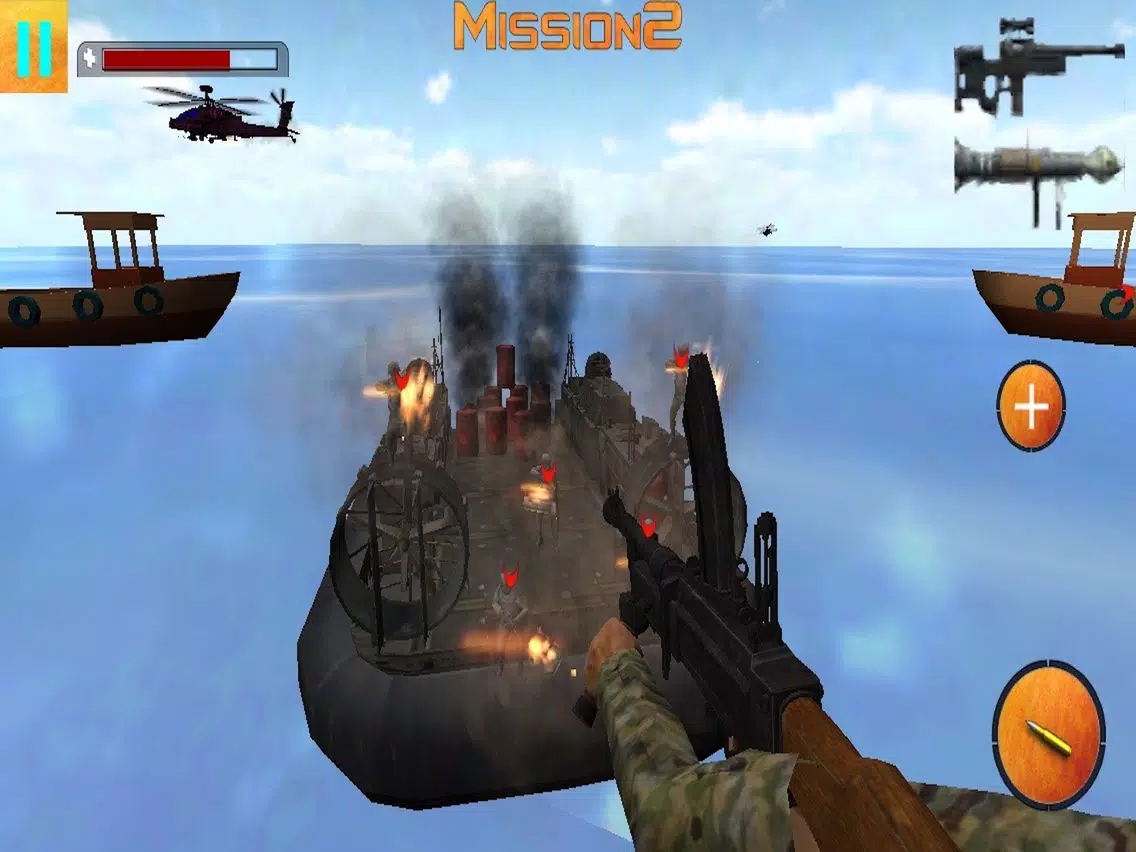 Capturas de pantalla de igi gunship helicopter war strike zone iPad 