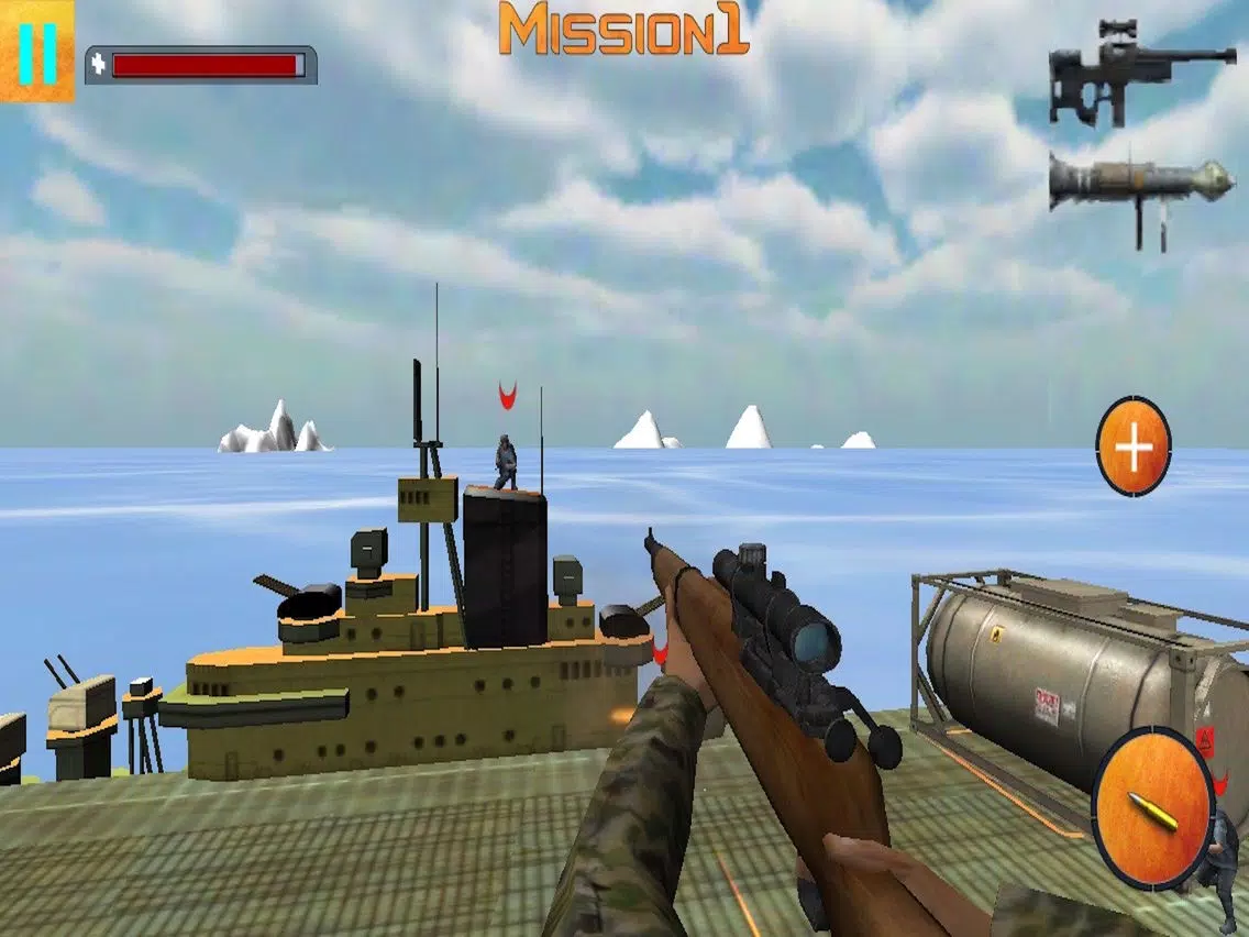 Capturas de pantalla de igi gunship helicopter war strike zone iPad 