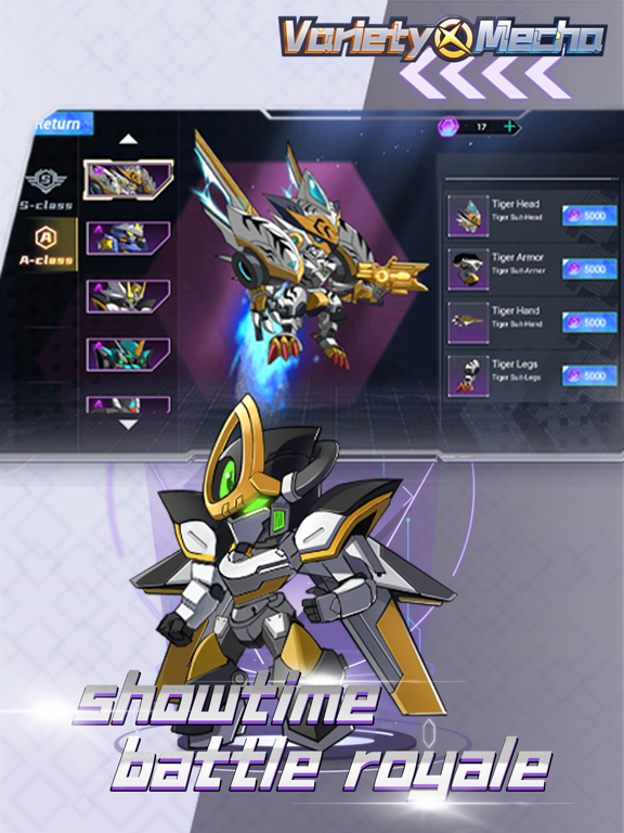 VarietyMecha iPad 应用截图