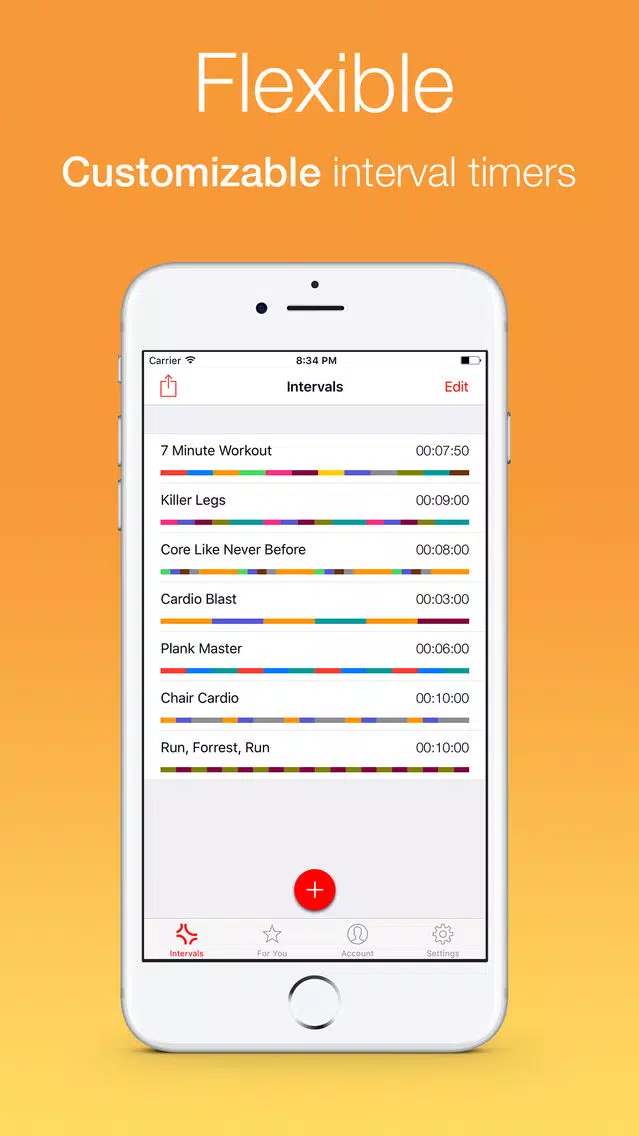Intervals Timer - For Pro HIIT & Tabata Training应用截图