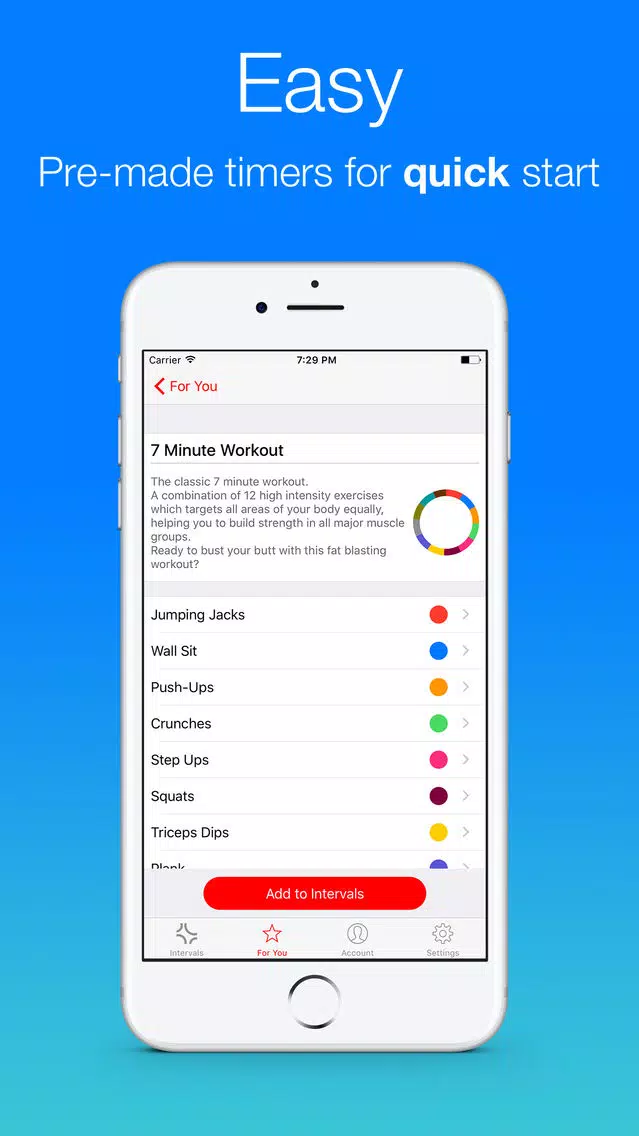 Intervals Timer - For Pro HIIT & Tabata Training应用截图