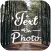 Text on photo