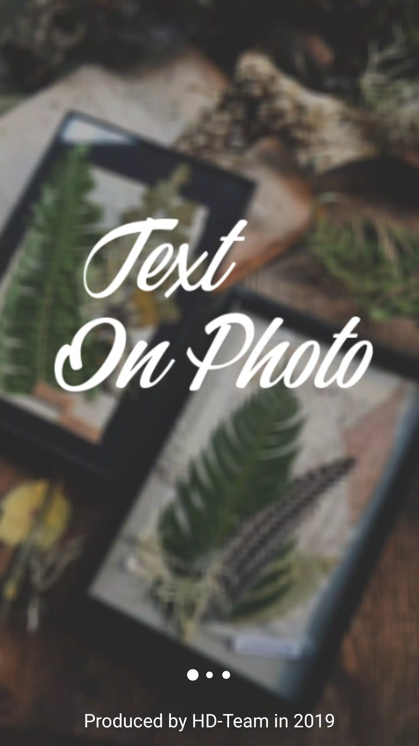 Text on photo Screenshots