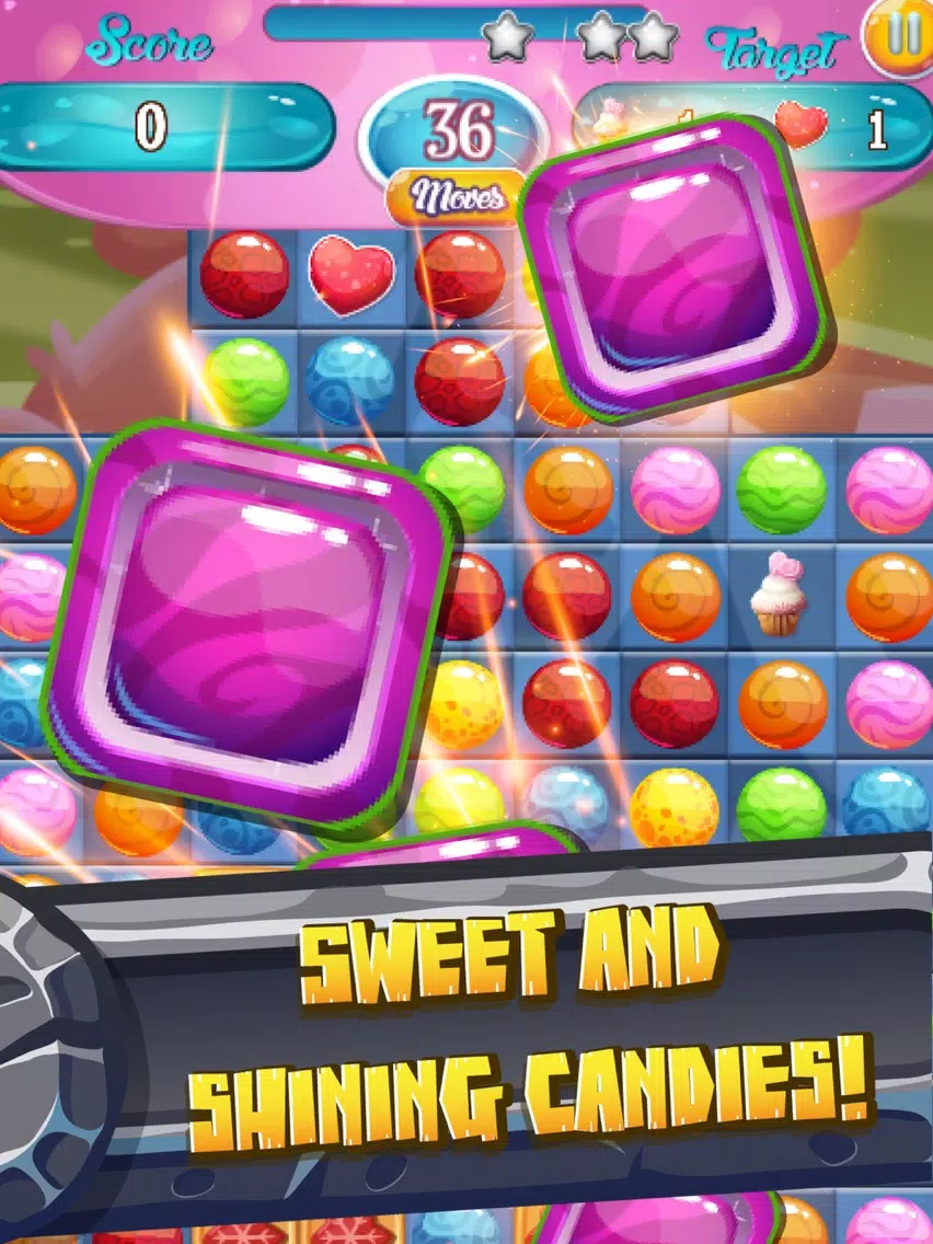 Candy Show Time - Match The Same Color Candy To Burst This Puzzle Game iPad Screenshots