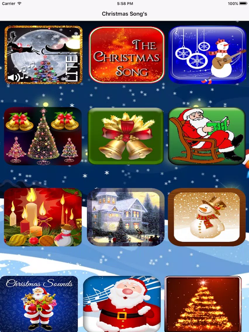 Christmas Songs - Christmas Carols iPad Screenshots