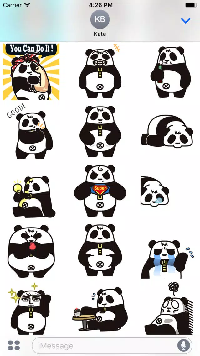 Hellowe Stickers: Black and White Panda Screenshots