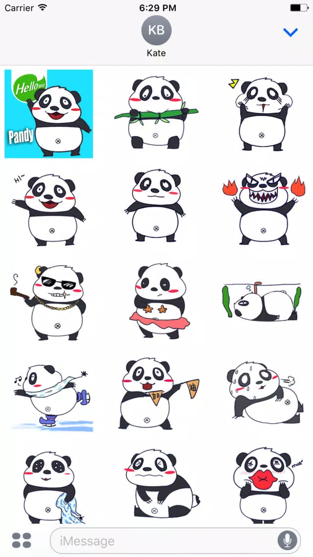 Hellowe Stickers: Pandy Screenshots