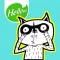 Hellowe Stickers: Uncle Raccoon